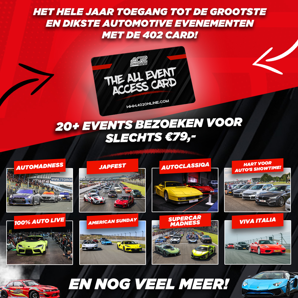 De kalender voor 2025 is rond, bestel nu jouw 402CARD