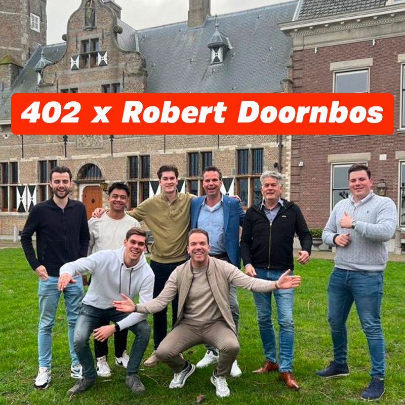 402 zet samenwerking op met Robert Doornbos