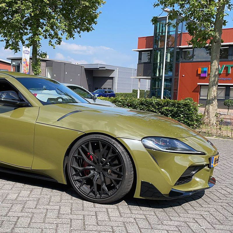 Army green wrap voor Toyota Supra