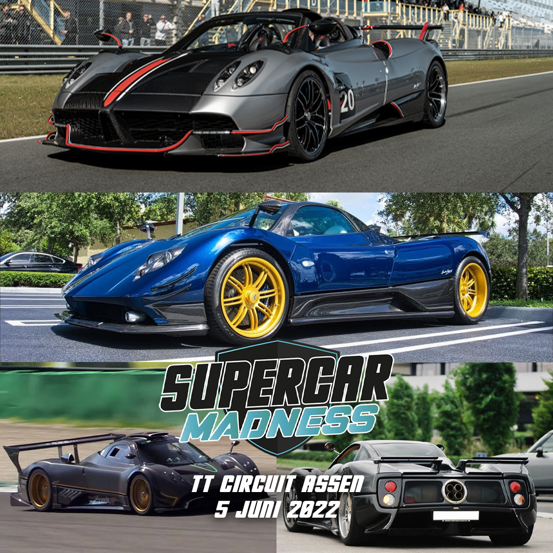 Meerdere Pagani te zien tijdens Supercar Madness