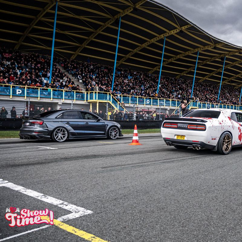 Dragraces tijdens Hart voor Autos ShowTime