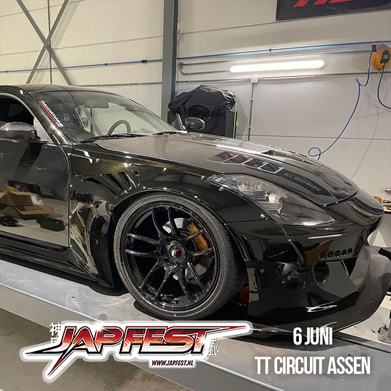 Nissan 350Z van Boaz aanwezig op Japfest